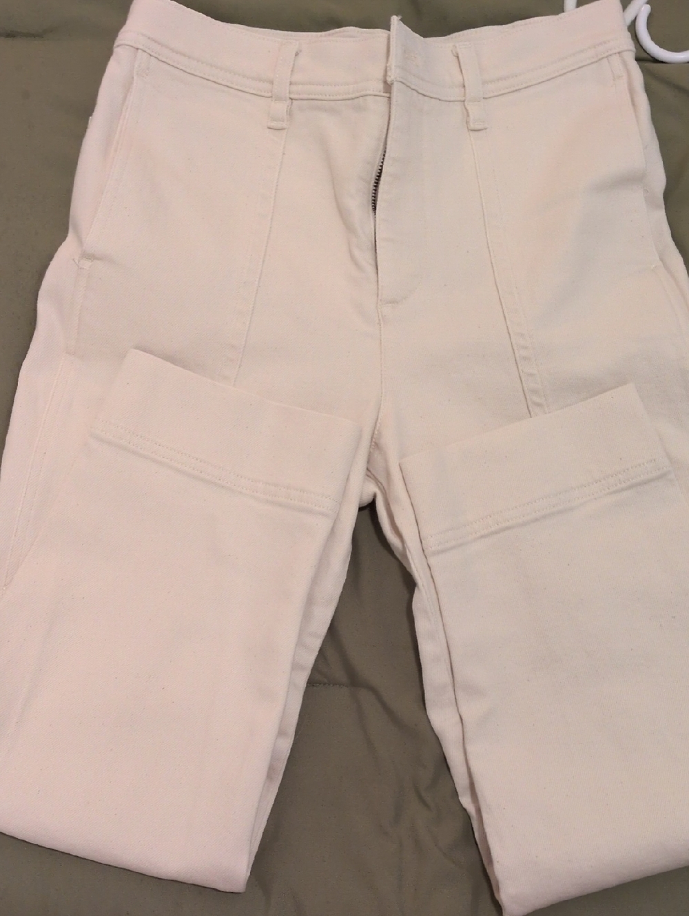 J. Crew Cream Casual Trousers